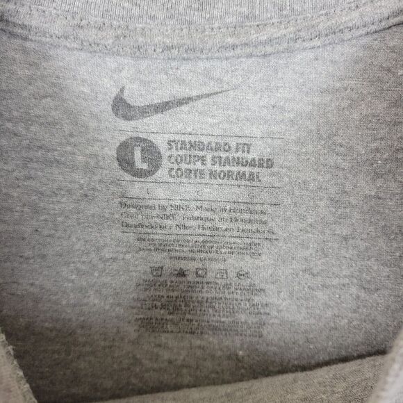 Oregon Ducks Shirt Men's Size Large Gray Football Nike Team University - Picture 4 of 8